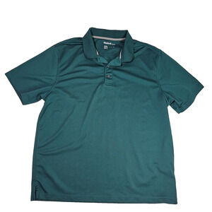 Reebok Men's Golf Polo Shirt Size 2X Green Short Sleeve Casual